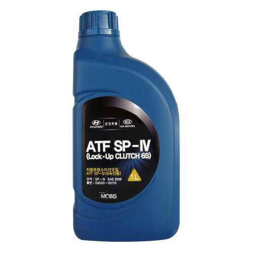 Трансмиссионное масло Hyundai-KIA ATF SP-IV 80W 1л 0450000115 в Газпромнефть