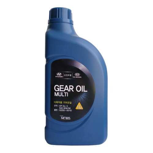 Трансмиссионное масло Hyundai-KIA Gear Oil Multi 80W90 1л 0220000110 в Газпромнефть