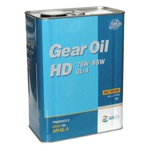 Трансмиссионное масло Kixx Gear Oil HD 75w85 4л L271744TE1 в Газпромнефть