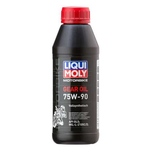 Трансмиссионное масло LIQUI MOLY Motorbike Gear Oil 75w90 0.5л 7589 в Газпромнефть