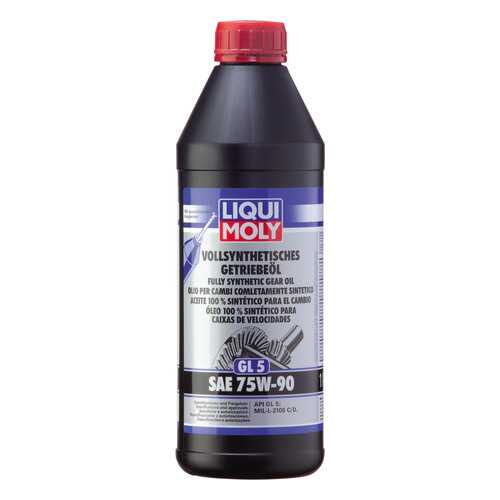 Трансмиссионное масло LIQUI MOLY Vollsynthetisches Getriebeoil 75w90 1л 1950 в Газпромнефть