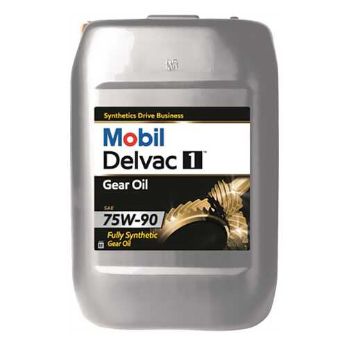 Трансмиссионное масло Mobil Delvac 1 Gear Oil LS 75w90 20л 153467 в Газпромнефть