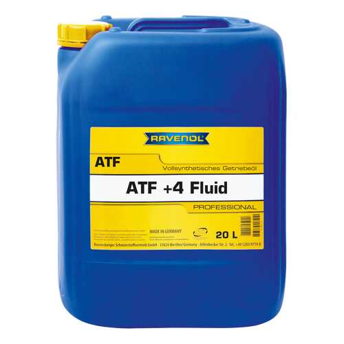 Трансмиссионное масло RAVENOL ATF+4 Fluid 20л 1211100-020 в Газпромнефть