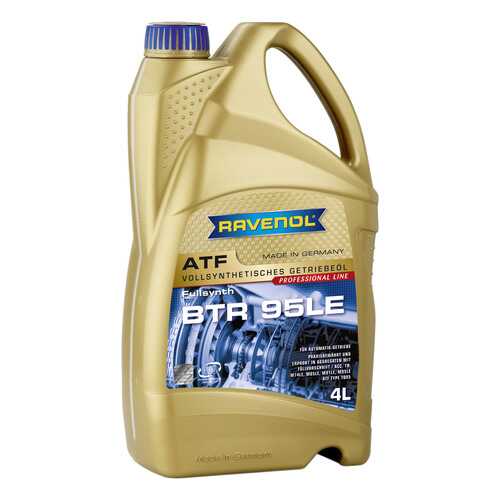 Трансмиссионное масло RAVENOL ATF BTR 95LE 4л 1211116-004-01-999 в Газпромнефть