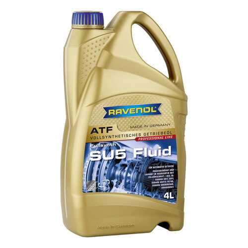 Трансмиссионное масло RAVENOL ATF SU5 Fluid 4л 1211122-004-01-999 в Газпромнефть