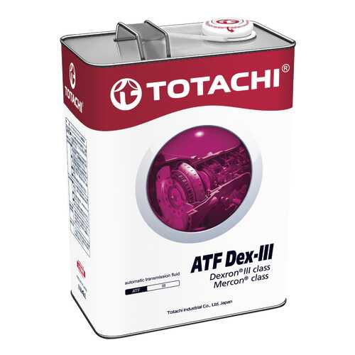 Трансмиссионное масло TOTACHI ATF DEXRON-III 4л 4562374691186 в Газпромнефть