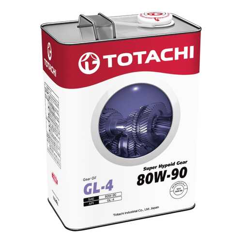 Трансмиссионное масло TOTACHI Super Hypoid Gear 80w90 4л 4562374691841 в Газпромнефть