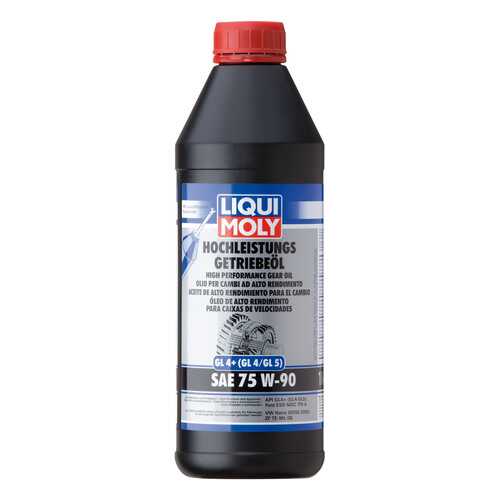 Трансмиссионное синтетическое масло LIQUI MOLY hochleistungs-Getriebeoil 75w90 1 л 3979 в Газпромнефть