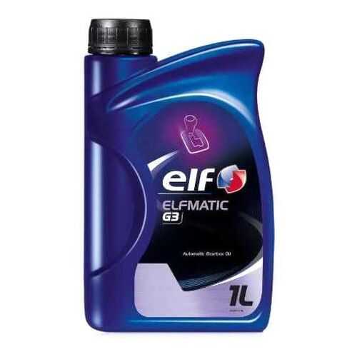 Жидкость для автоматических трансмиссий elf elfmatic g3 12b1l 213861 в Газпромнефть