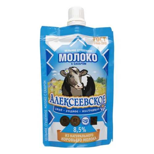 Молоко сгущенное Алексеевское 8.5% с сахаром 100 г в Газпромнефть