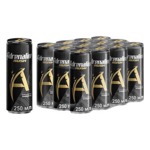 Напиток Adrenalin Rush энергетический жестяная банка 0.25 л в Газпромнефть