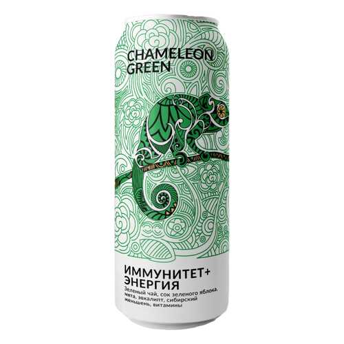 Напиток Green Chameleon энергетический без сахара эвкалипт 500 мл в Газпромнефть