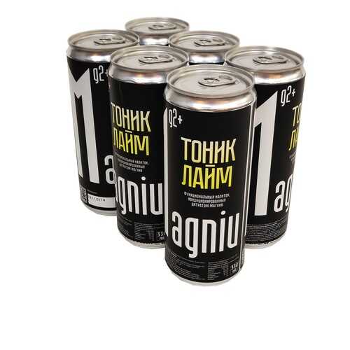 Функциональный напиток MagniuM Тоник-Лайм 6 банок по 0,33л. в Газпромнефть