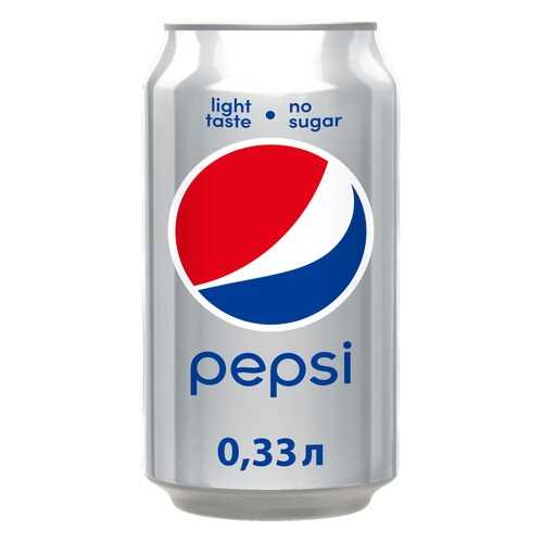 Напиток газированный Pepsi лайт жестяная банка 0.33 л в Газпромнефть