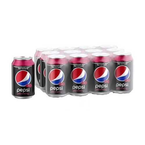 Напиток Pepsi Cherry газированный ж/б 0.33 л упаковка 12 шт в Газпромнефть