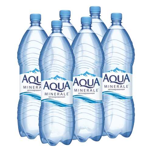 Вода Aqua Minerale негазированная питьевая 2 л упаковка 6 шт в Газпромнефть