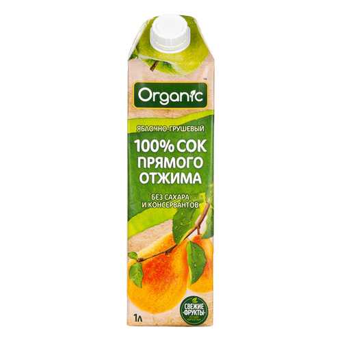 ORGANC Яблочно-грушевый сок прямого отжима, 1л в Газпромнефть