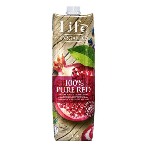 Сок Life premium Pure red мультифруктовый био organic 1 л в Газпромнефть