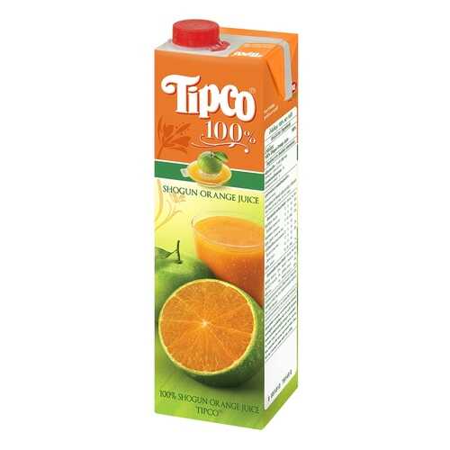 Сок TIPCO апельсиновый прямого отжима 1л Tetra Pack Таиланд в Газпромнефть
